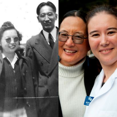Leaf with daughter Lau