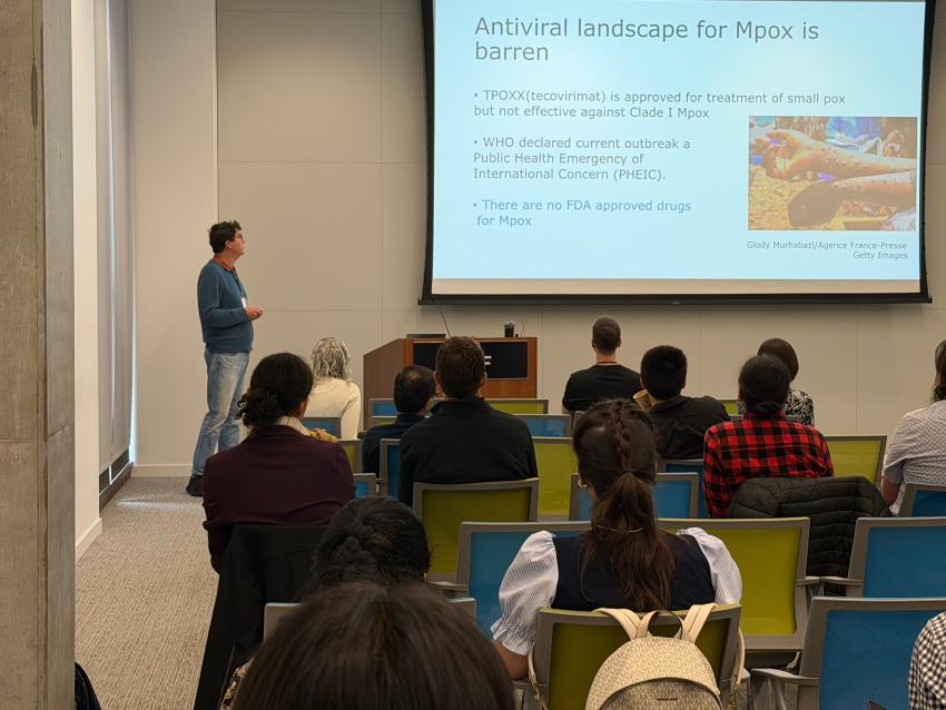 John Gross, PhD, presents to PSR Symposium