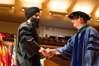 Jaspreet Singh Khaira and Chancellor Hawgood