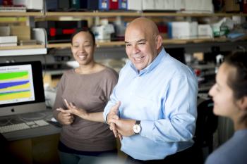 White and Burchard in lab