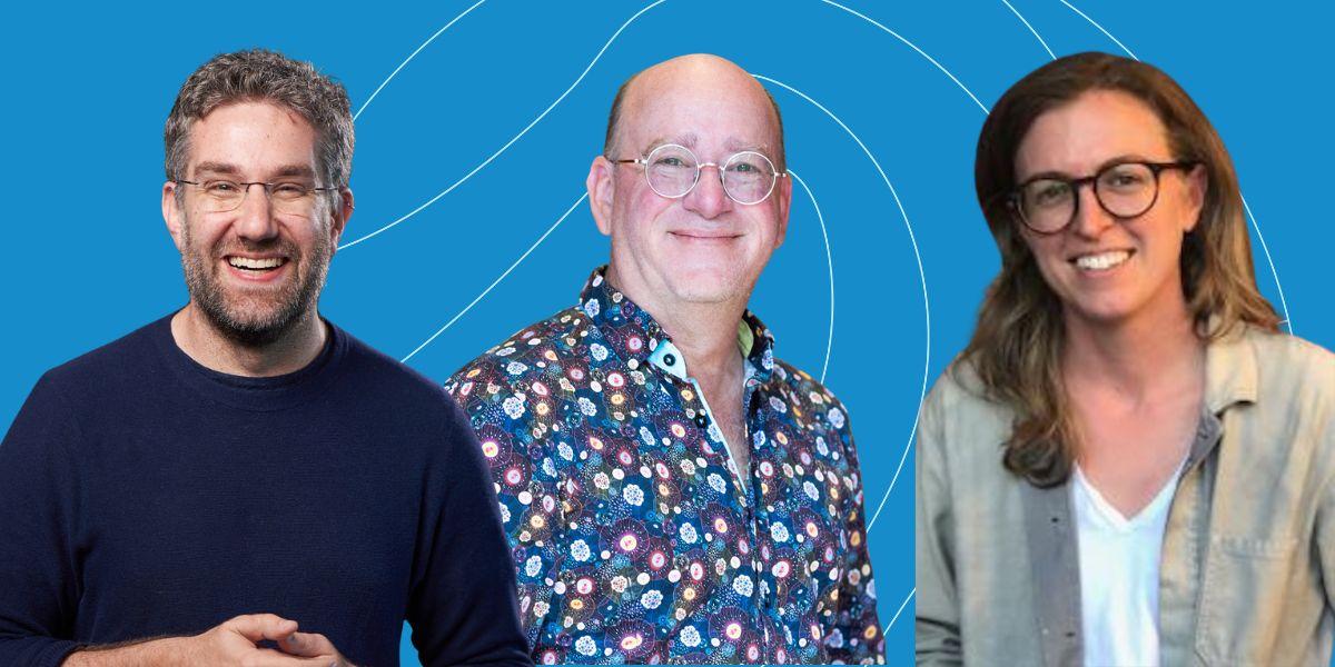 Fraser, Shoichet and Zaro head shots in composite image